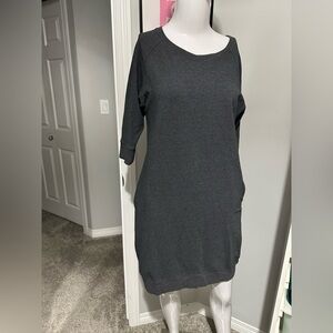 lululemon athletica Gray Midi Dress